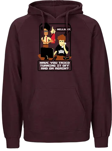 Tech Support - it, crowd, sitcom, tv, support - Fairtrade Hoodie