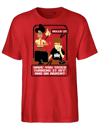 Tech Support - it, crowd, sitcom, tv, support - Fairtrade T-Shirt