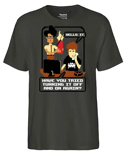 Tech Support - it, crowd, sitcom, tv, support - Fairtrade T-Shirt