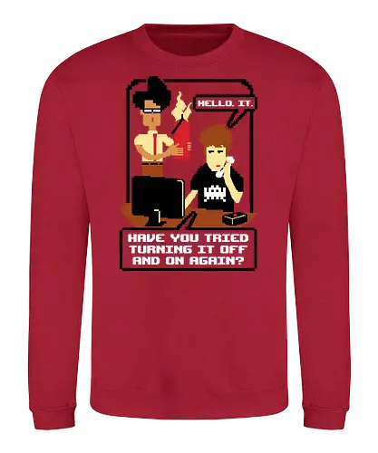 Tech Support - it, crowd, sitcom, tv, support - Sweatshirt