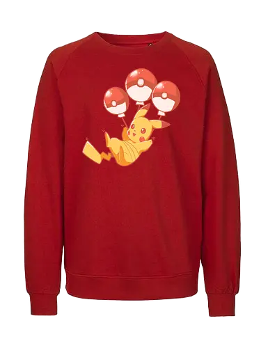 Flying High - pocket, monster, electro, mouse - Fairtrade Sweatshirt
