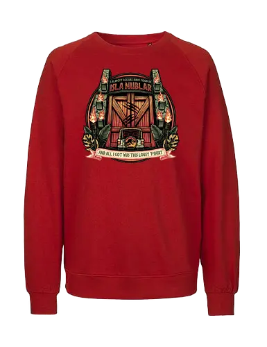 Dino Food - isla, nublar, dino, dinosaur, jurassic - Fairtrade Sweatshirt