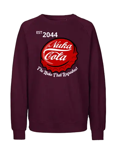 Est. 2044 - cola, cap, bottle, vault - Fairtrade Sweatshirt