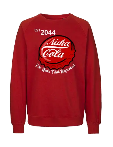 Est. 2044 - cola, cap, bottle, vault - Fairtrade Sweatshirt