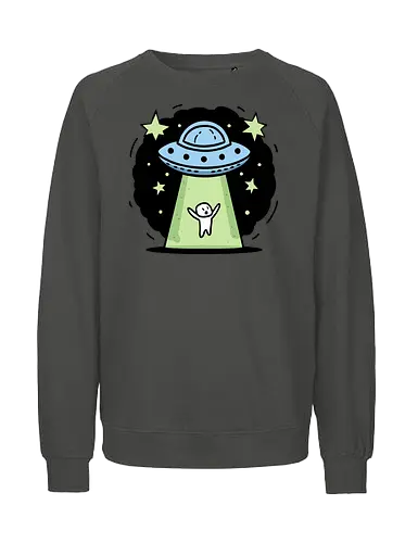 Abduction - alien, space, entführung - Fairtrade Sweatshirt