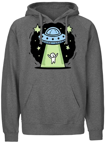 Abduction - alien, space, entführung - Fairtrade Hoodie
