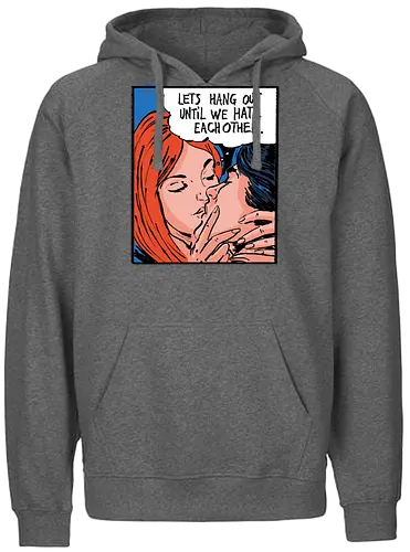Let's Hang Out - colorpop, art, love, liebe, statement - Fairtrade Hoodie