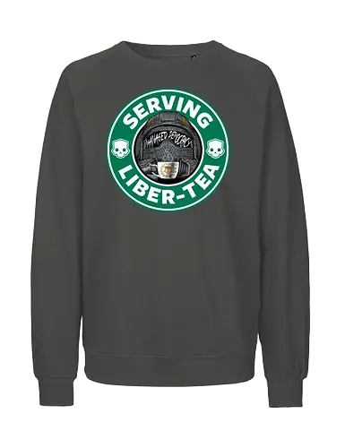 Liber-T - coffee, coffeehouse, hell, diver, gaming, t - Fairtrade Sweatshirt