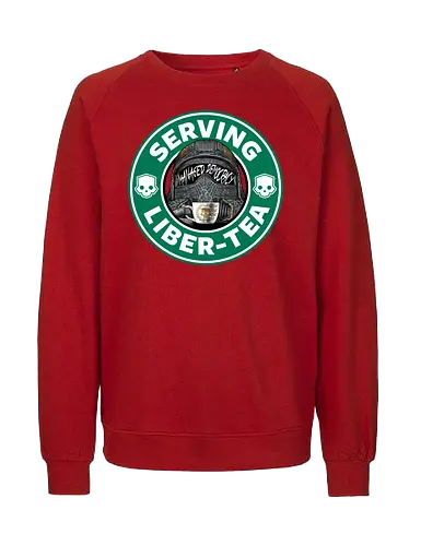 Liber-T - coffee, coffeehouse, hell, diver, gaming, t - Fairtrade Sweatshirt