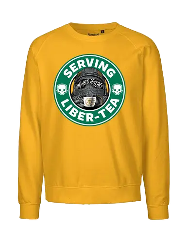 Liber-T - coffee, coffeehouse, hell, diver, gaming, t - Fairtrade Sweatshirt