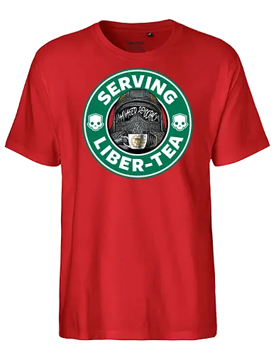 Liber-T - coffee, coffeehouse, hell, diver, gaming, t - Fairtrade T-Shirt