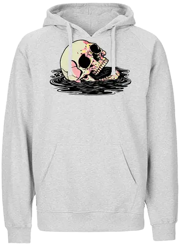 True Despair - skull, despair, verzweifelt, sorrow - Fairtrade Hoodie