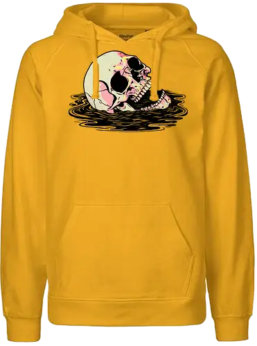 True Despair - skull, despair, verzweifelt, sorrow - Fairtrade Hoodie