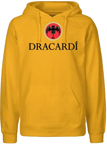 Dracardi - dragon, drache, zähmen, tame, rum, mashup - Fairtrade Hoodie