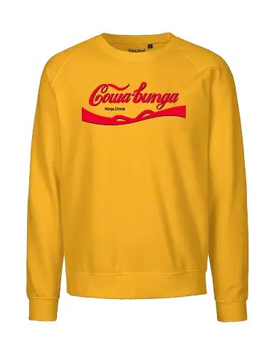 Ninja Drink! - ninja, turtle, cola, drink - Fairtrade Sweatshirt