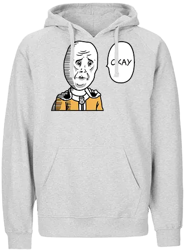 Hero Meme! - hero, anime, manga, punch, superhero - Fairtrade Hoodie