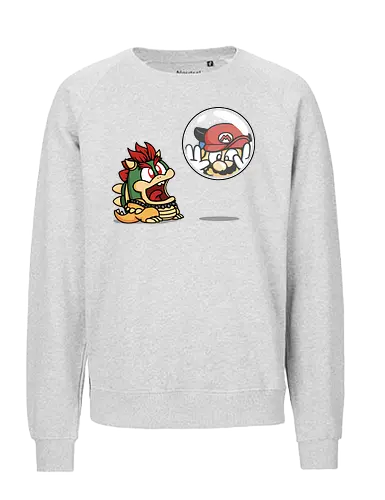 Bubble Attack! - bubble, dino, bobble, puzzle, gaming - Fairtrade Sweatshirt