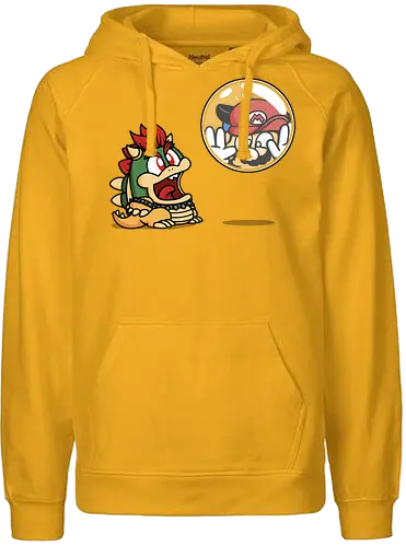 Bubble Attack! - bubble, dino, bobble, puzzle, gaming - Fairtrade Hoodie