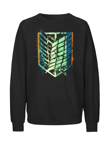 Scout Titans - aot, attack, titan, anime, manga - Fairtrade Sweatshirt
