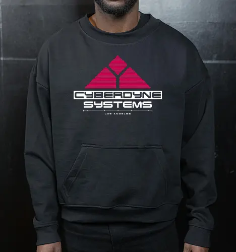 Cyberdyne Systems - terminator, retro, 80s, logo - Cropped Sweatshirt