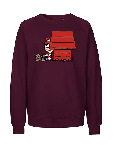 Hidden Character - waldo, hide, walter - Fairtrade Sweatshirt