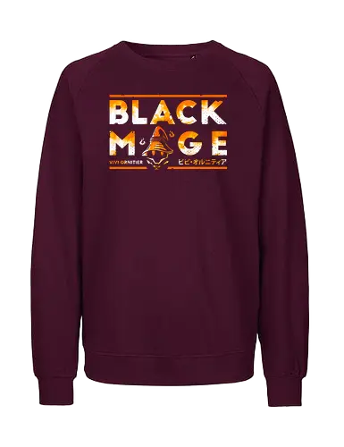 Black Mage - Final, Fantasy, Aura, Vivi - Fairtrade Sweatshirt
