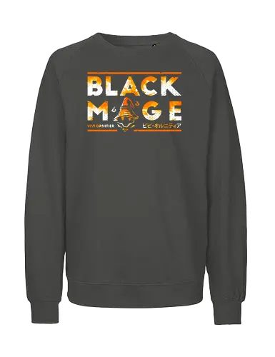 Black Mage - Final, Fantasy, Aura, Vivi - Fairtrade Sweatshirt