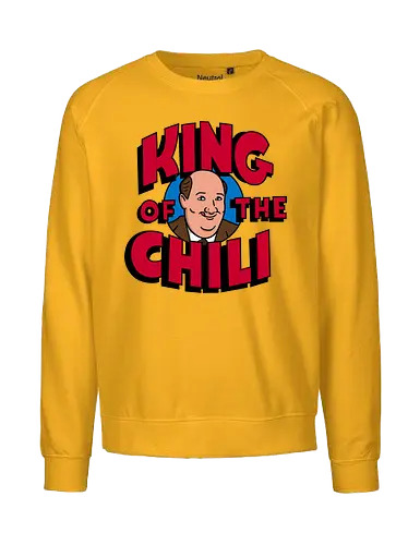 King of the Chili - office, büro, chili - Fairtrade Sweatshirt
