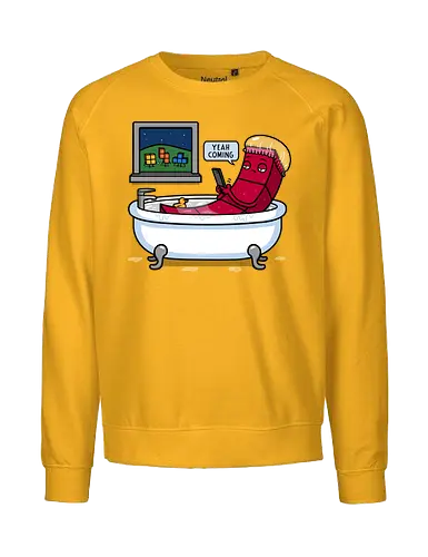 Piece on the Way - retro, gaming, tetris - Fairtrade Sweatshirt