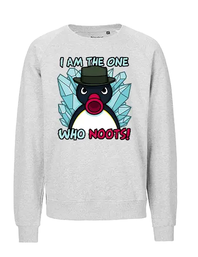 The One who noots! - bad, tv, pingu, penguin, brking - Fairtrade Sweatshirt
