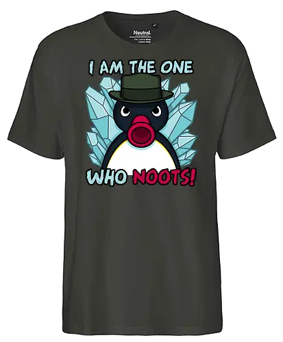 The One who noots! - bad, tv, pingu, penguin, brking - Fairtrade T-Shirt