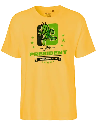 Cactus for President - Final, Fantasy, Cactus - Fairtrade T-Shirt