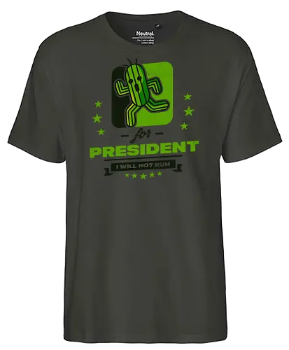 Cactus for President - Final, Fantasy, Cactus - Fairtrade T-Shirt