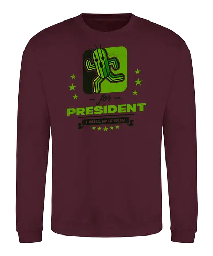 Cactus for President - Final, Fantasy, Cactus - Sweatshirt