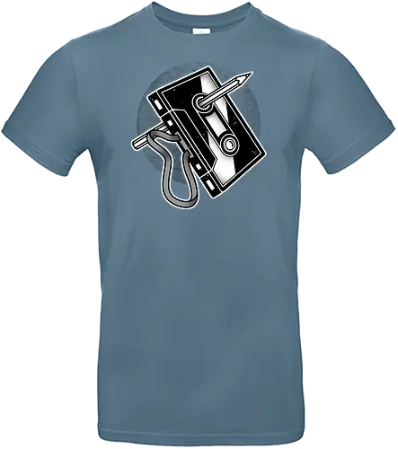 Cassette Pencil Rewind - Childhood, 90's, Retro - Standard T-Shirt