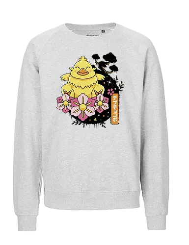 Fat Kweh Japanese Landscape - Final, Fantasy, Animal, Japan - Fairtrade Sweatshirt