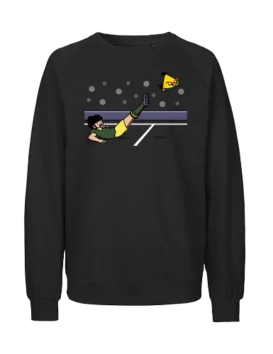 Catapult Shot - kicker, angry, bird, anime, manga - Fairtrade Sweatshirt