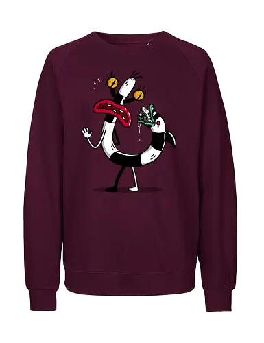 Wormtail - monster, cartoon, betelgeuse - Fairtrade Sweatshirt