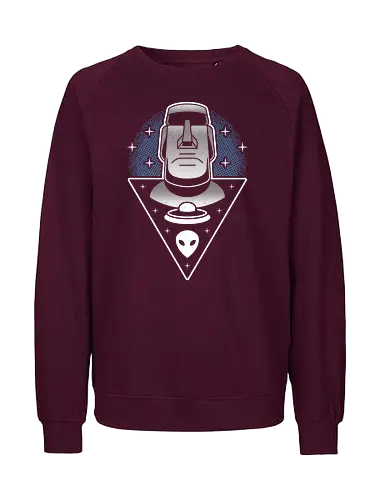 Moai Conspiracy - Statue, ster Island - Fairtrade Sweatshirt