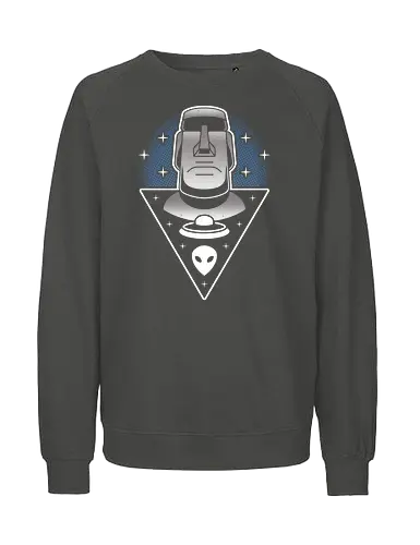 Moai Conspiracy - Statue, ster Island - Fairtrade Sweatshirt