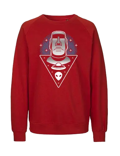 Moai Conspiracy - Statue, ster Island - Fairtrade Sweatshirt
