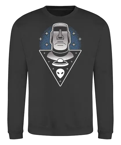 Moai Conspiracy - Statue, ster Island - Sweatshirt