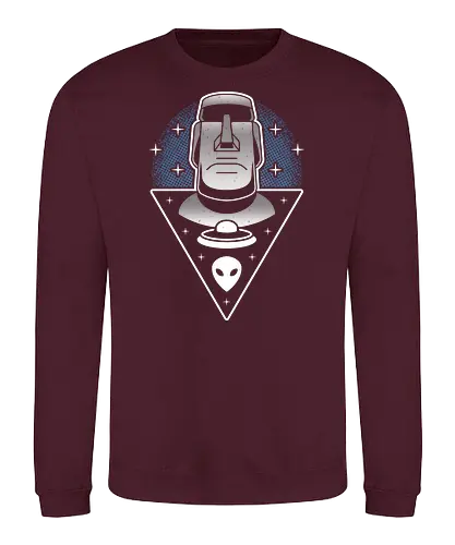 Moai Conspiracy - Statue, ster Island - Sweatshirt