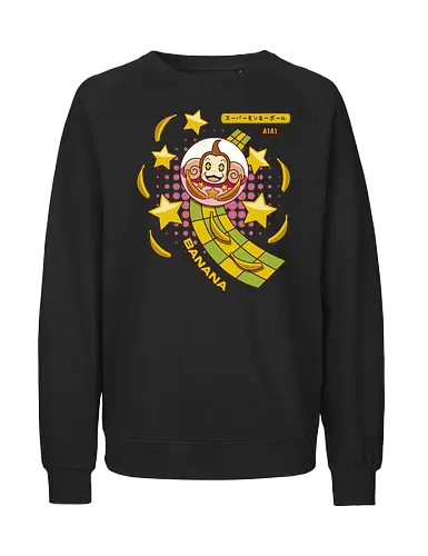 Monkey Banana Star - Affe - Fairtrade Sweatshirt