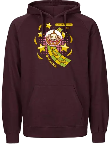 Monkey Banana Star - Affe - Fairtrade Hoodie