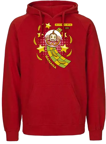 Monkey Banana Star - Affe - Fairtrade Hoodie