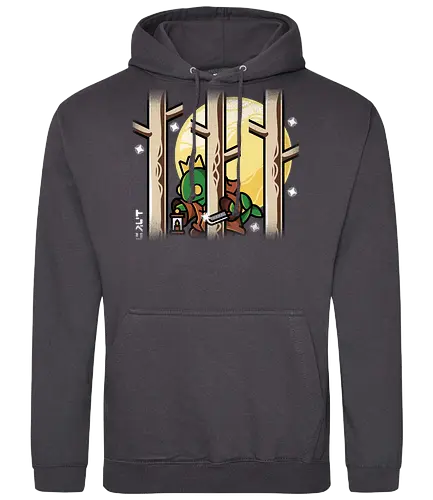 Meteor Master Forest - Final, Fantasy, Pug - Standard Hoodie