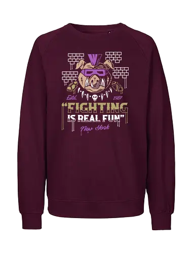 New York Punk Pig - Schwein, Punk - Fairtrade Sweatshirt