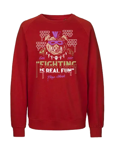 New York Punk Pig - Schwein, Punk - Fairtrade Sweatshirt