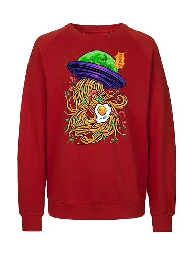 Unknown flying Ramen - Noodles, Alien - Fairtrade Sweatshirt